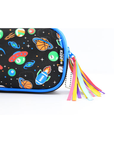 Image of Fancy Transparent Pencil Case Black