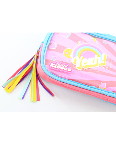 Image of Fancy Transparent Pencil Case Pink