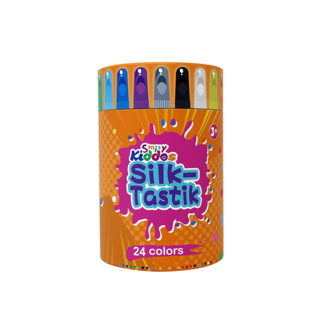 Image of Smily Kiddos 24 Colours Silky Crayon