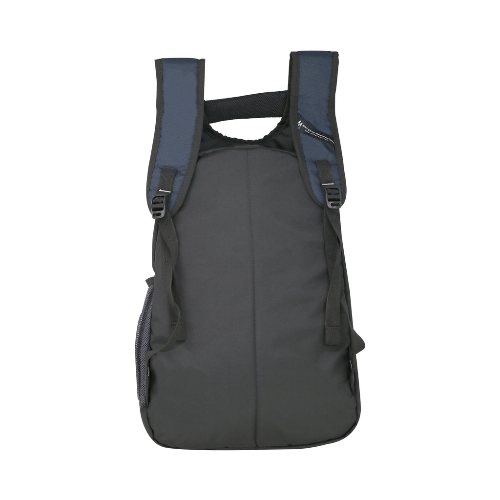 Mike Multi purpose Laptop Backpack -  White & Navy Blue