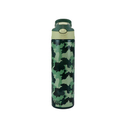 Smily Kiddos Insulated Water Bottle 600ml - Camo Theme Green