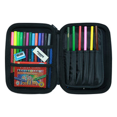 Smily kiddos Bling pencil case Football Black