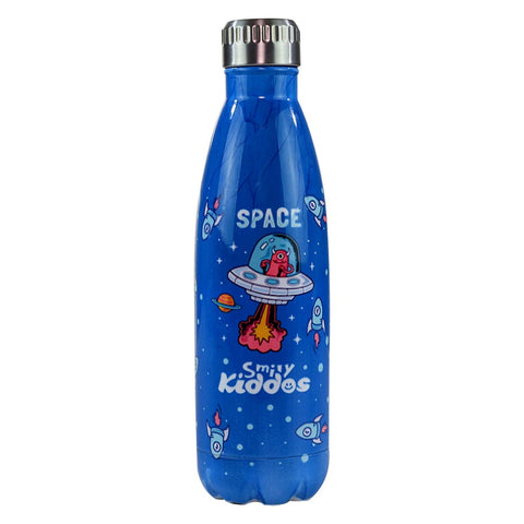 Image of Smily Kiddos Backpack, Lunch Box, Water Bottle : Combo Blue