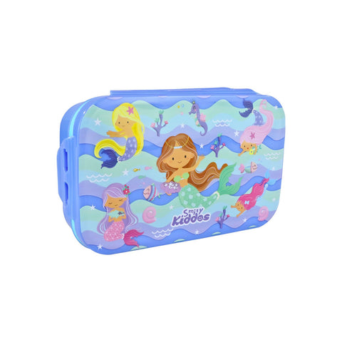 Image of Smily Kiddos Small Brunch Stainless Steel Lunch Box - Mermaid Theme