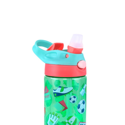 Image of Smily kiddos Sipper bottle 750 ml - Foot Ball Theme Green