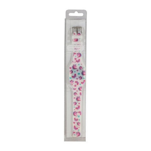 Image of Smily Kiddos Fancy Digital watch- white unicorn