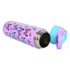 Smily Kiddos Insulated Water Bottle 600ml : Butterfly/Camo Theme (Pack of 2)