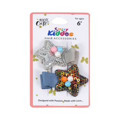 Smily Kiddos Sequine Star Hair Clip Set - 2