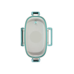 Smily kiddos Stainless Steel Lunch Box Small Rainbow Panda Theme - Light Blue 3+ years