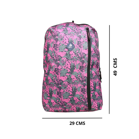 Image of Mike City Backpack V2 Abstract Print - Pink