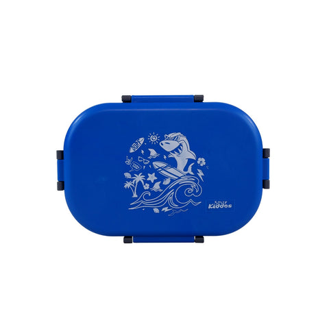 Image of Smily Kiddos Backpack, Lunch Box, Water Bottle : Combo Blue