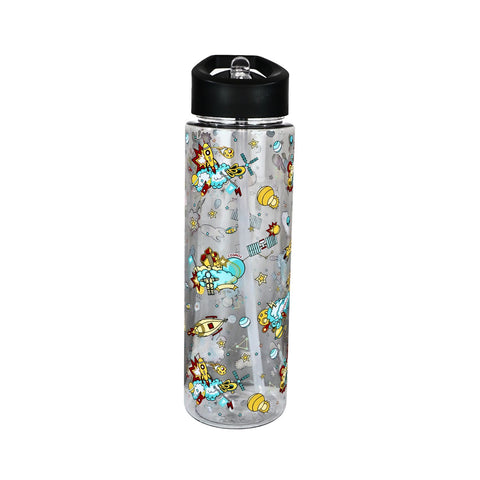 Image of Smily kiddos Sipper Bottle 750 ml - Space Theme | Black