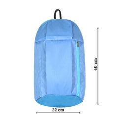 Smily Kiddos Casual Unisex Backpack Light Blue Color