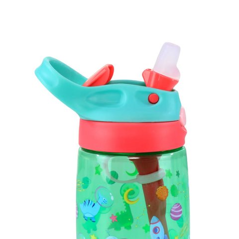 Image of Smily kiddos sipper Bottle 450 ml - Dino Theme Green