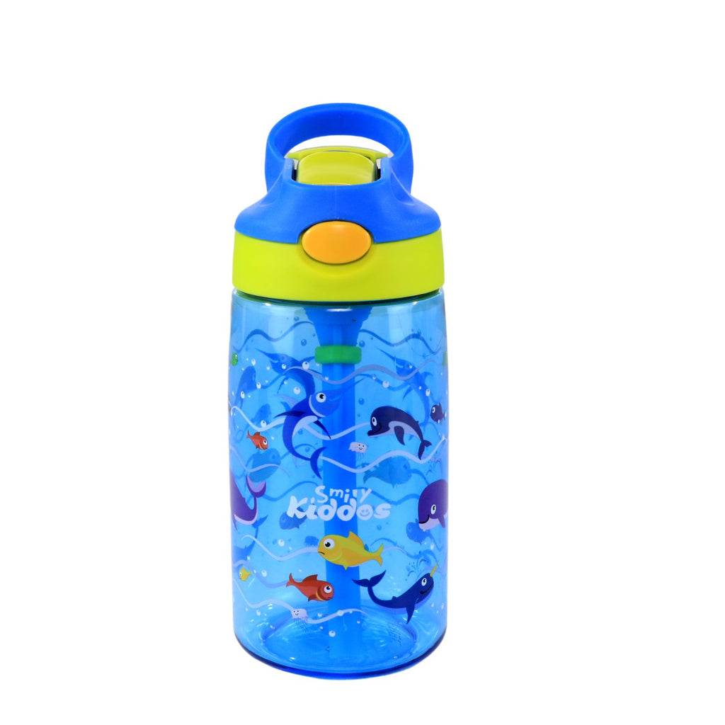Smily kiddos Sipper Bottle 450 ml - Ocean Theme Blue