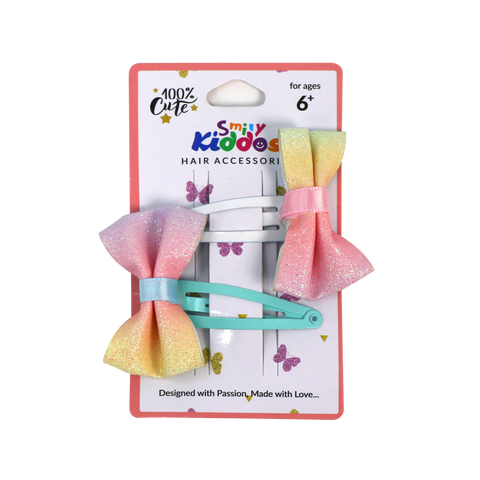 Smily Kiddos Rainbow Hair Clip Set
