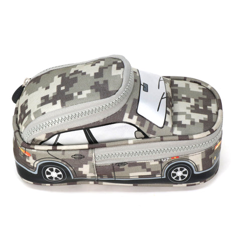 Image of Car Pencil Pouch - Grey