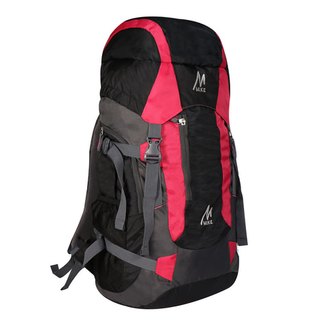 Image of MIKE 65L Hiking Backpack- Pink and Black