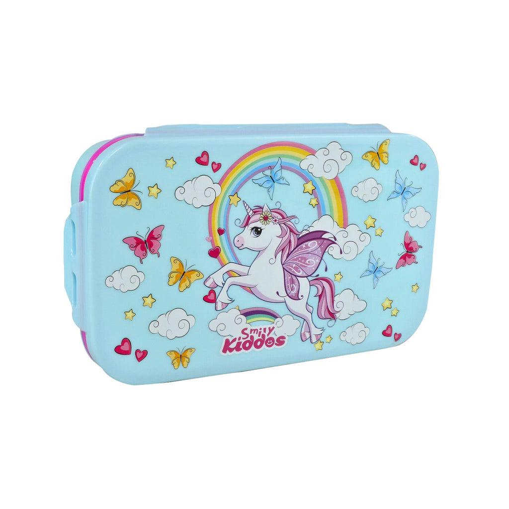 Smily Kiddos Small Brunch Stainless Steel Lunch Box - Unicorn Theme