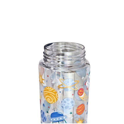 Image of Smily kiddos Sipper Bottle 750 ml - Space Theme |  Navy Blue