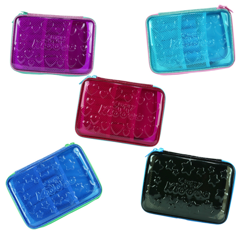 Image of Smily PVC Pencil Cases - Pack Of 5 Colors