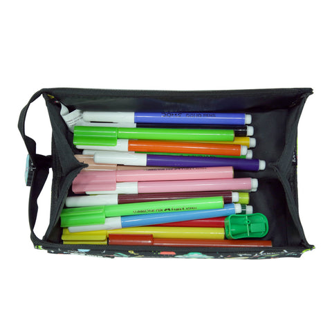 Image of Smily Tray Pencil Case Black