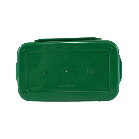 Image of Smily Kiddos Small Brunch Stainless Steel Lunch Box - Sports Theme Green