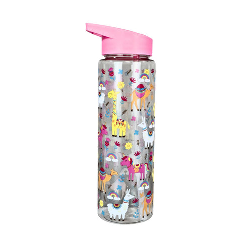 Image of Smily kiddos Sipper Bottle 750 ml - Lama Theme | Pink