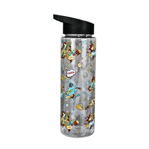 Image of Smily kiddos Sipper Bottle 750 ml - Space Theme | Black