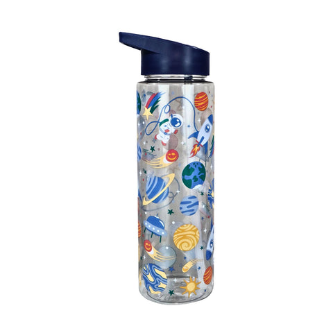 Image of Smily kiddos Sipper Bottle 750 ml - Space Theme |  Navy Blue