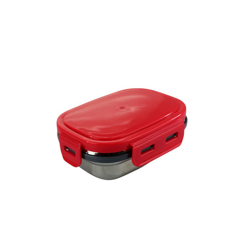 Image of Smily kiddos Stainless Steel Pan Cake Theme Lunch Box - Purple  3+ years