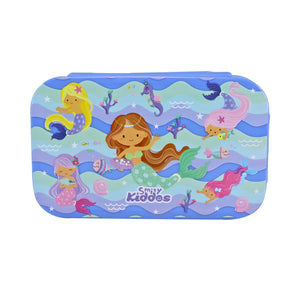 Smily Kiddos Small Brunch Stainless Steel Lunch Box - Mermaid Theme