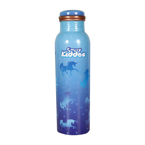 Smily Kiddos Sparkle Unicorn Copper Water Bottle