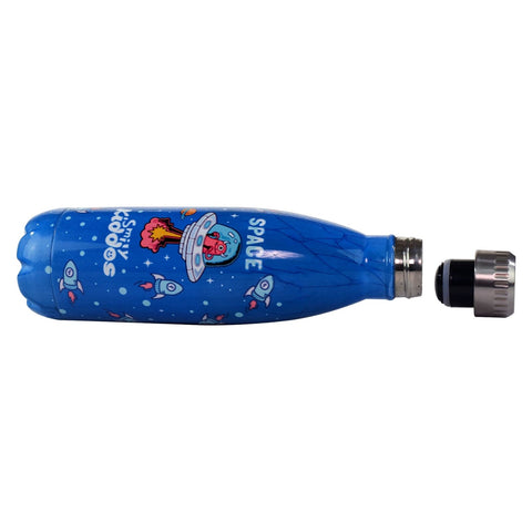 Image of Smily Kiddos Backpack, Lunch Box, Water Bottle : Combo Blue