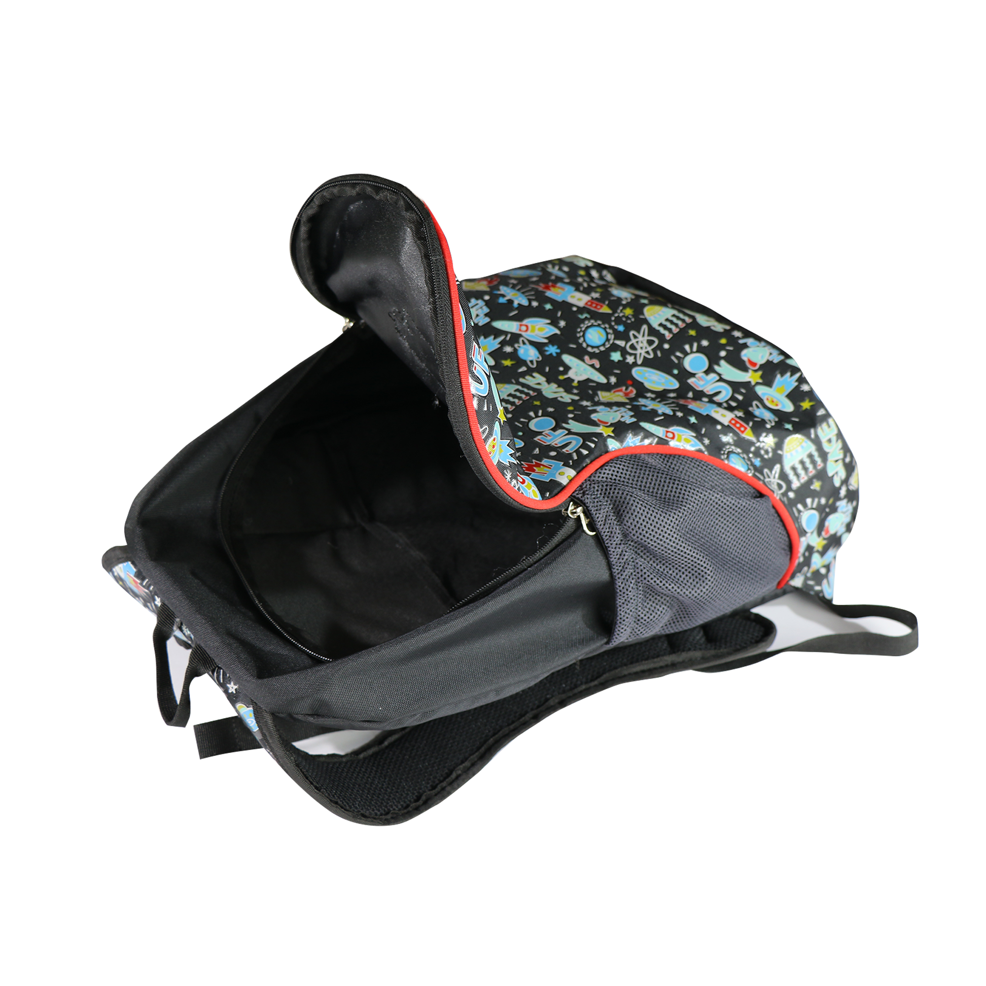 Smily Kiddos Baby Bag with Pouch - Space Theme