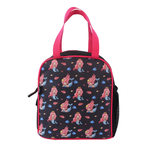 Image of Smily kiddos joy lunch bag-Mermaid Theme - Violet