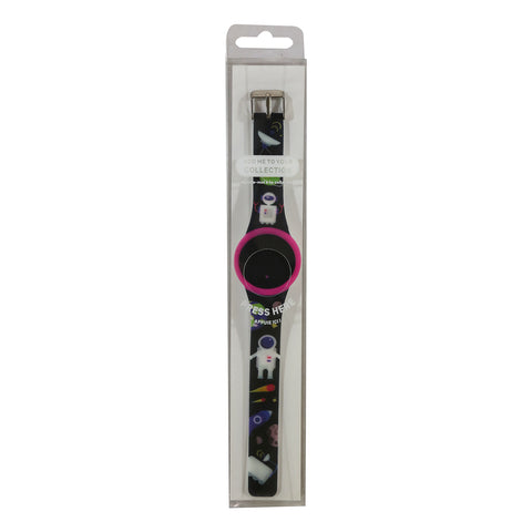 Image of Smily Kiddos Fancy Digital watch- Black Pink