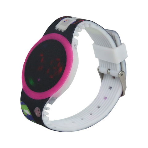 Image of Smily Kiddos Fancy Digital watch- Black Pink