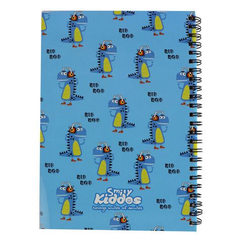 Image of Smily Kiddos  A5 Lined Notebook Dino Theme Blue