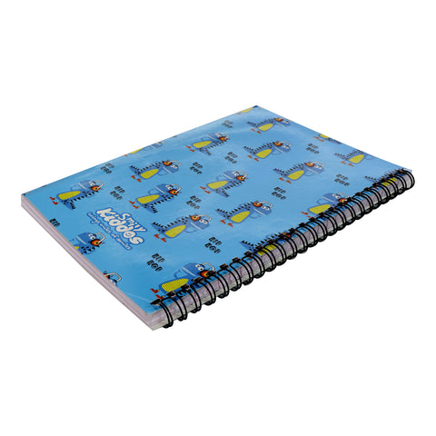 Image of Smily Kiddos  A5 Lined Notebook Dino Theme Blue
