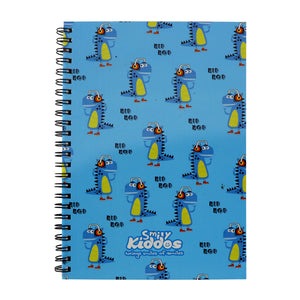 Smily Kiddos  A5 Lined Notebook Dino Theme Blue