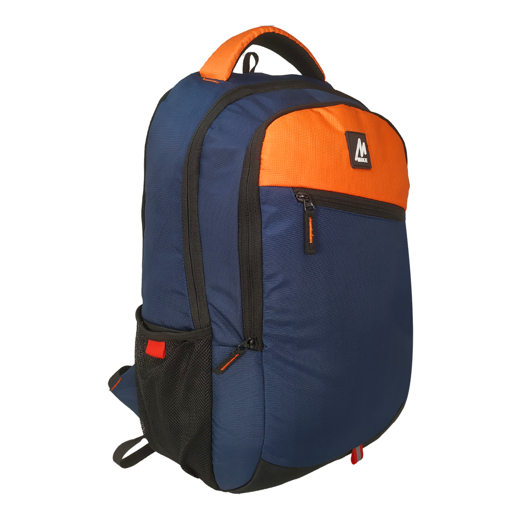 Mike College Backpack - Orange & Blue