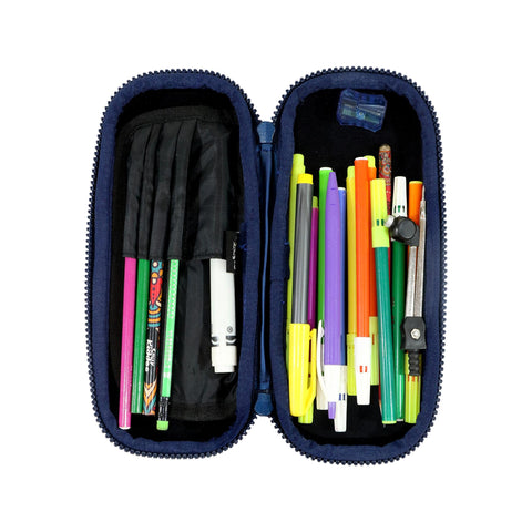 Image of Smily Kiddos Small Pencil case - Dino Blue