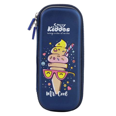 Smily Kiddos Small Pencil case - Ice Cream Blue
