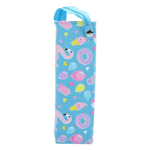 Image of Smily Tray Pencil Case Swan Theme Light Blue