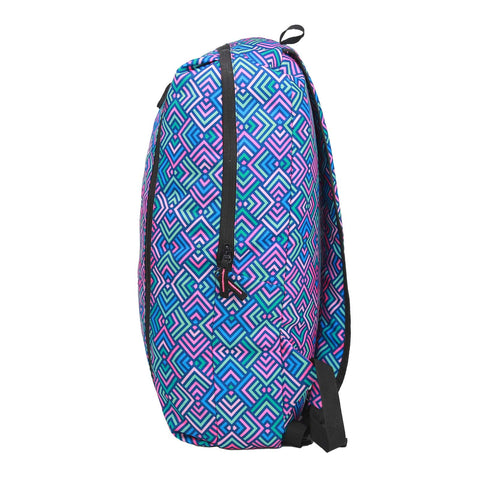 Image of Mike City Backpack Geometric Print - Multicolor