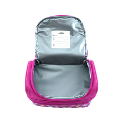 Smily Kiddos Dual Slot Lunch Bag Fun Theme Pink