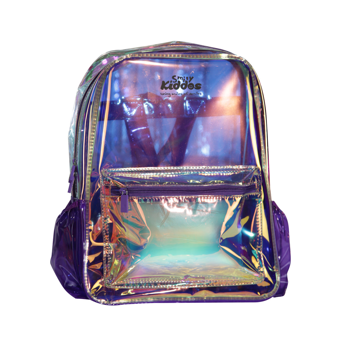 Smily Kiddos Fancy Translucent Backpack purple