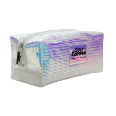 Smily Kiddos Fancy Transparent Cosmetic Pouch Silver