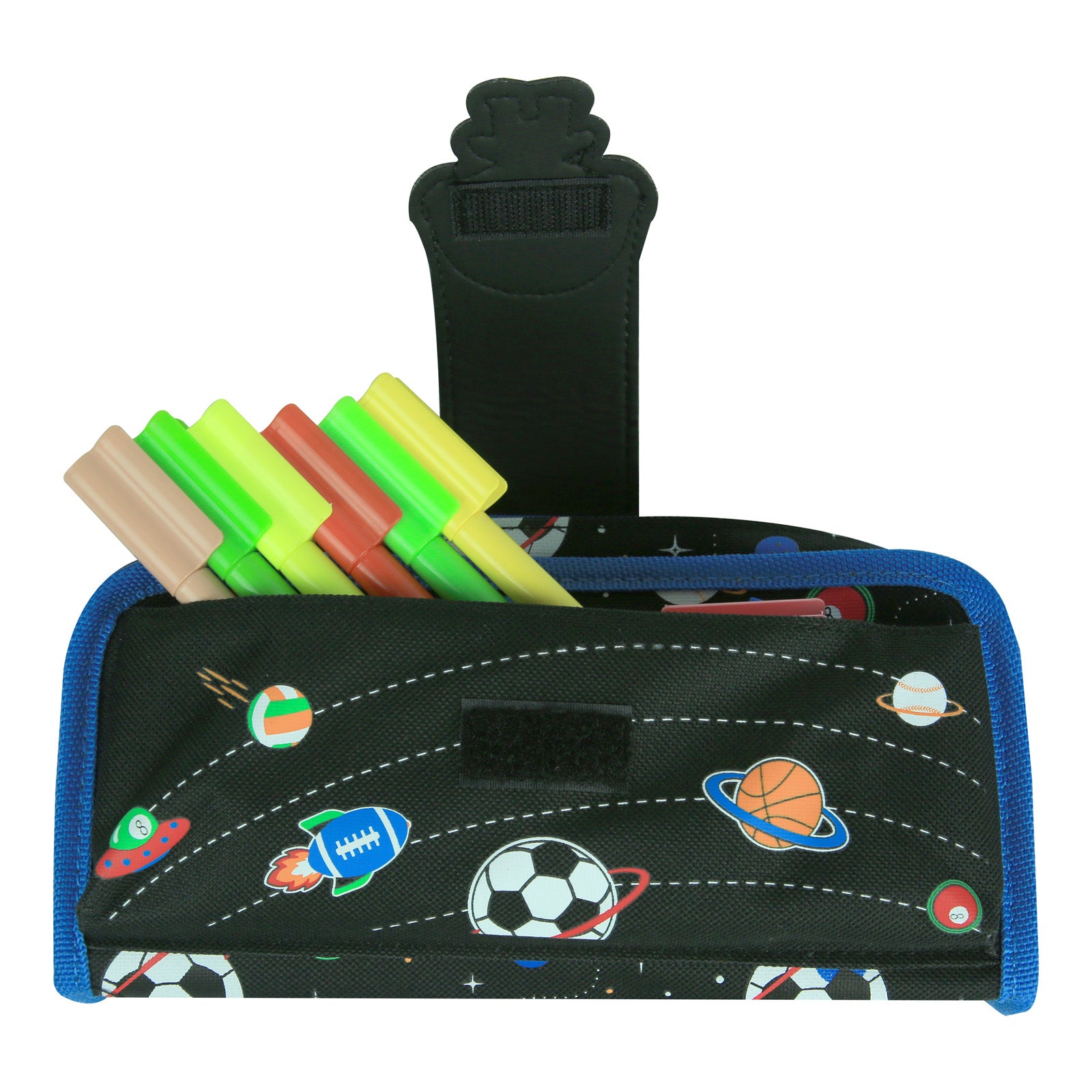 Smily Kiddos Fancy Strap Pencil Case Black